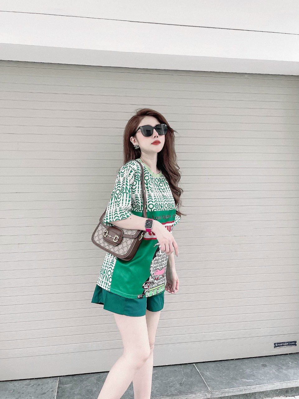 SET BỘ THỜI TRANG FOM RỘNG PHỐI HỌA TIẾT BÒ SỮA - BTN372